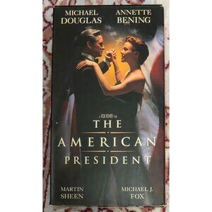 The American President (VHS, 1995) Michael Douglas Annette Bening Michael J. Fox